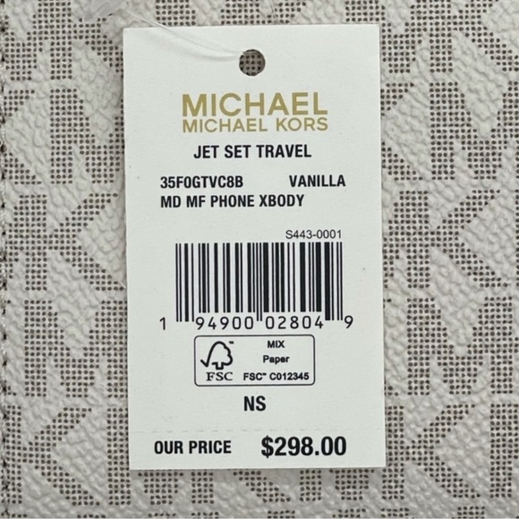 Michael Kors MD MF Phone Xbody Bag Vanilla - Picture 5 of 14